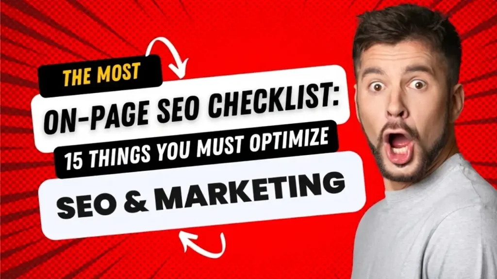 On-Page SEO Checklist 15 Things You Must Optimize